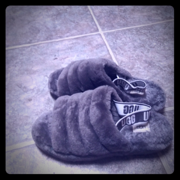 UGG Shoes - Ugg slides size 10